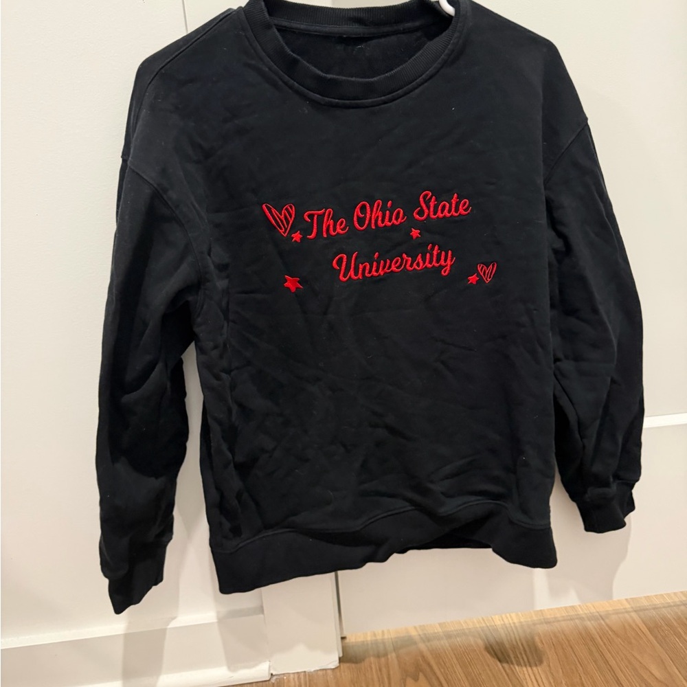 Ohio State University Women's Black Sweater